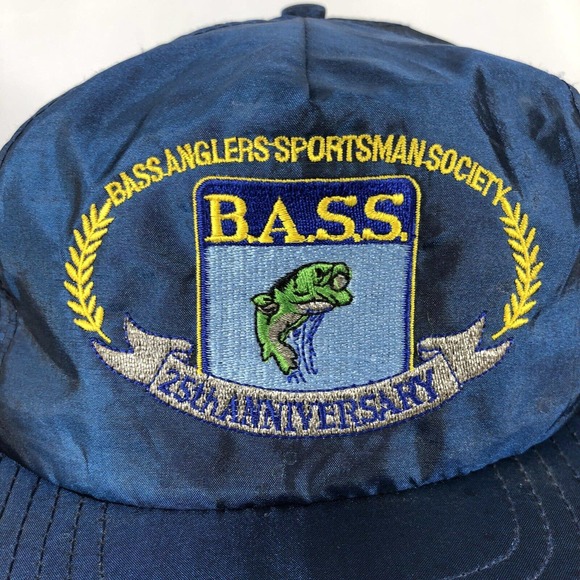 VTG 1992 25th Anniversary Bass Anglers Sportsman Society Hat Cap Snapback 90s - Picture 4 of 10